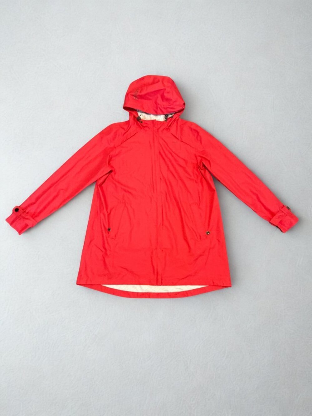 Lole Women's Rain Trench Coat - Waterproof Sealed Seams - Red - Size L - Picture 4 of 16